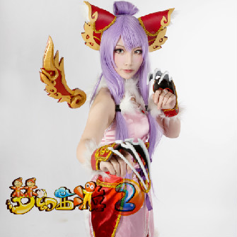 我在参加《梦幻西游2》2014嘉年华cosplay大赛哦,快来看看我的参赛